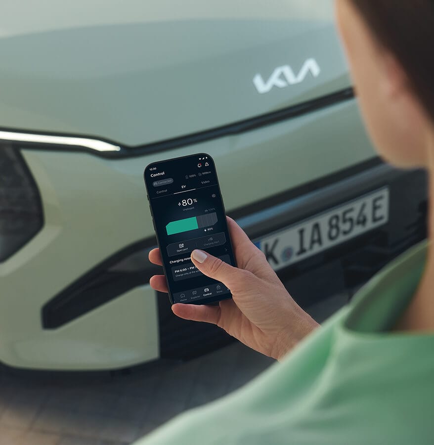 Kia EV3 und Kia App